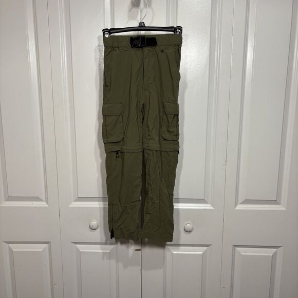 Boy Scouts Of America Switchback Uniform Green Belted Pants Youth XS - Picture 1 of 10